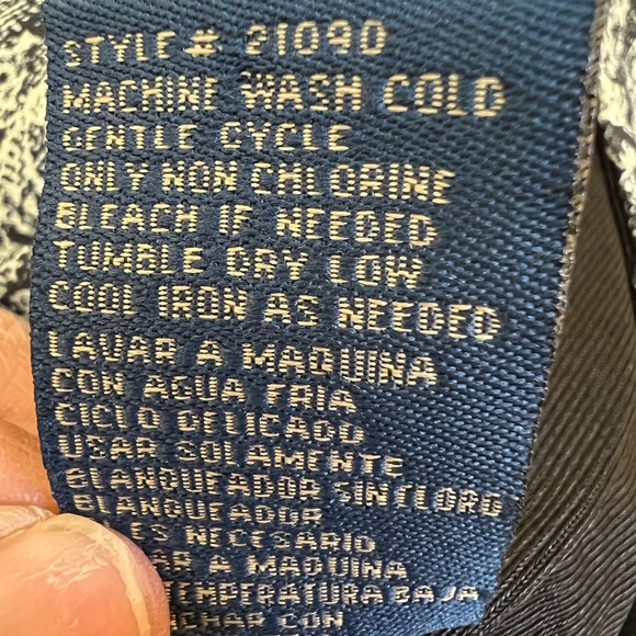 RAG Black Cream Lace Print Slip Midi Dress Bias Cut Side Zip Romantic Goth - Picture 4 of 4